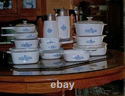 Vintage Blue On white Dinner Cook Ware Value Make Best Offer. Will Sell Ind