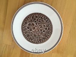 Vintage Corelle Batik Brown 30-piece Dinnerware Set For 6 Very Good Clean