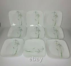 Vintage Corelle Shadow Iris 69 Piece Set Dinnerware with Matching Cookware & Lid