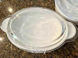 Vintage Corning Ware Cornflower Blue 40+ Piece Dish Set with Corelle & Lids
