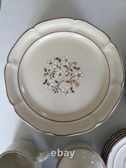 Vintage Covington Edition Idlewild Stoneware Japan 21 Pc Dinnerware Set Floral