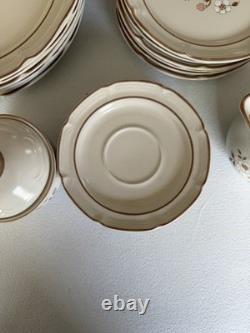 Vintage Covington Edition Idlewild Stoneware Japan 21 Pc Dinnerware Set Floral