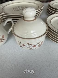 Vintage Covington Edition Idlewild Stoneware Japan 21 Pc Dinnerware Set Floral