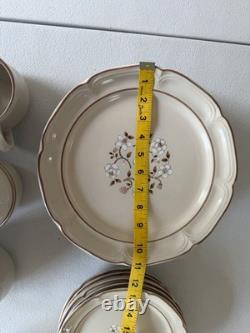 Vintage Covington Edition Idlewild Stoneware Japan 21 Pc Dinnerware Set Floral