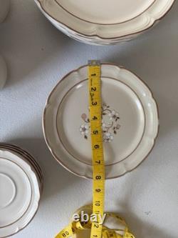 Vintage Covington Edition Idlewild Stoneware Japan 21 Pc Dinnerware Set Floral