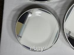 Vintage Daniel Hechter Geometry CQ007 Bone China Dinnerware Set Japan
