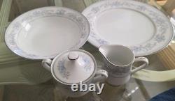 Vintage Dresden Rose service for 10