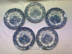 Vintage English Village Salem China Old Staffordshire 20 Piece 5 Place Settings