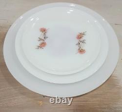 Vintage Fire King Fleurette 23 piece dinnerware set