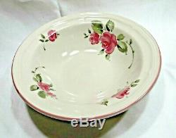 Vintage Gibson Roseland Pink Rose Dinnerware 61 pc Service for 8 local pick up