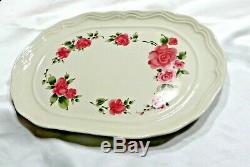 Vintage Gibson Roseland Pink Rose Dinnerware 61 pc Service for 8 local pick up