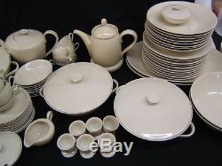 Vintage Hutschenreuther Selb Bavaria Favorit Undecorated 83 Pieces Germany VGC