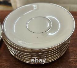 Vintage Lenox Montclair 45 Pc Dinnerware Set Platinum Rim