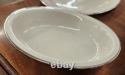 Vintage Lenox Montclair 45 Pc Dinnerware Set Platinum Rim