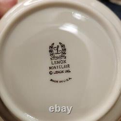 Vintage Lenox Montclair 45 Pc Dinnerware Set Platinum Rim