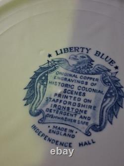 Vintage Liberty Blue Colonial Scenes Lot Of 30