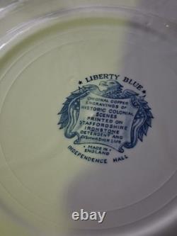 Vintage Liberty Blue Colonial Scenes Lot Of 30