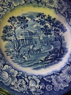 Vintage Liberty Blue Colonial Scenes Lot Of 30