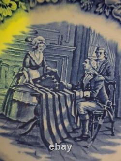 Vintage Liberty Blue Colonial Scenes Lot Of 30