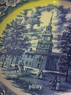 Vintage Liberty Blue Colonial Scenes Lot Of 30