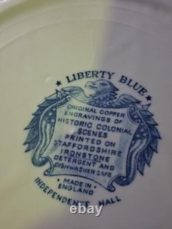 Vintage Liberty Blue Colonial Scenes Lot Of 30