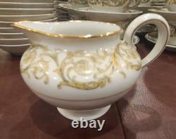 Vintage Limoges GOA France Porcelain Dinnerware Set for 12 Gimbel Brothers 98 pc