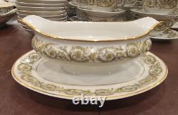 Vintage Limoges GOA France Porcelain Dinnerware Set for 12 Gimbel Brothers 98 pc