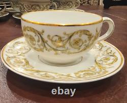 Vintage Limoges GOA France Porcelain Dinnerware Set for 12 Gimbel Brothers 98 pc