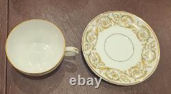 Vintage Limoges GOA France Porcelain Dinnerware Set for 12 Gimbel Brothers 98 pc