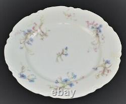 Vintage Limoges Haviland France Dinnerware Set Tiny Flowers Pink Blue