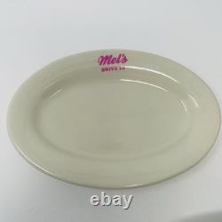 Vintage Mel's Drive-In Restaurant Dinnerware Set Platter Plates Mugs 8 Pc Diner