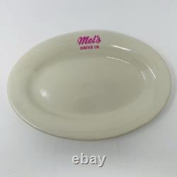 Vintage Mel's Drive-In Restaurant Dinnerware Set Platter Plates Mugs 8 Pc Diner