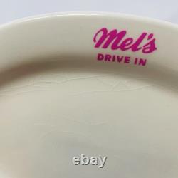 Vintage Mel's Drive-In Restaurant Dinnerware Set Platter Plates Mugs 8 Pc Diner