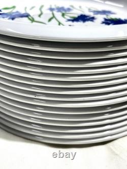 Vintage Melamine Cole & Mason Blue Cornflower England Dinnerware 90 Pieces Vintage Melamine Cole & Mason Blue Cornflower England Dinnerware 90 Pieces