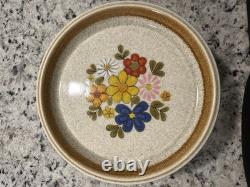 Vintage Mikasa Stoneware Set 31 Pieces Rare Discontinued Floribunda F 5813