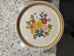 Vintage Mikasa Stoneware Set 31 Pieces Rare Discontinued Floribunda F 5813