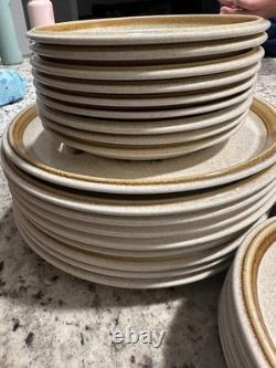 Vintage Mikasa Stoneware Set 31 Pieces Rare Discontinued Floribunda F 5813