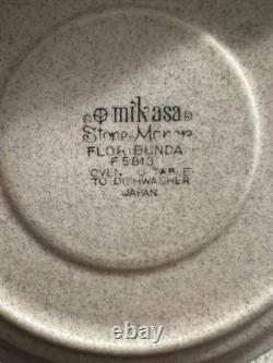 Vintage Mikasa Stoneware Set 31 Pieces Rare Discontinued Floribunda F 5813