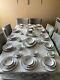 Vintage Mitake Rosebuds & Leaves Dinnerware 89 Piece Dinner Set