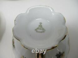 Vintage Mitterteich Bavaria China Tea Set Gold Trim 27 Pieces