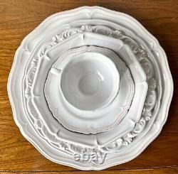 Vintage Motton Gien Faience Dinnerware-set 106 Pieces