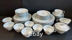 Vintage NORITAKE Mavis Pattern-49 Piece Dinnerware Set