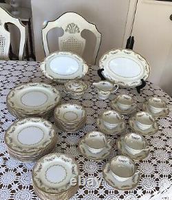 Vintage-Noritake China DINNERWARE MONNETTE 3809- Occupied Japan- 48 Pieces