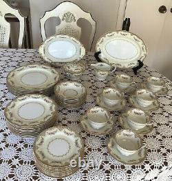 Vintage-Noritake China DINNERWARE MONNETTE 3809- Occupied Japan- 48 Pieces