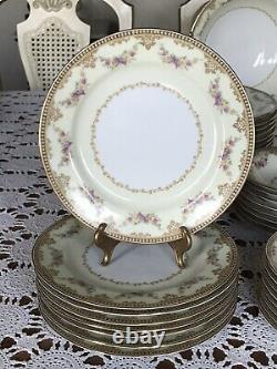 Vintage-Noritake China DINNERWARE MONNETTE 3809- Occupied Japan- 48 Pieces