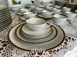 Vintage Noritake-Goldston 5595 -Beautiful Dinnerware- 12 Place Setting- 82 Pc