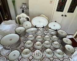 Vintage Noritake-Goldston 5595 -Beautiful Dinnerware- 12 Place Setting- 82 Pc