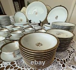 Vintage Noritake-Goldston 5595 -Beautiful Dinnerware- 12 Place Setting- 82 Pc