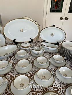 Vintage Noritake-Goldston 5595 -Beautiful Dinnerware- 12 Place Setting- 82 Pc