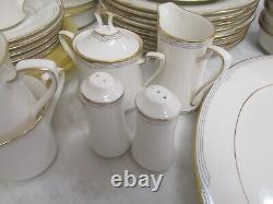 Vintage Set Noritake Fine China #7719 Gold Cove Made In Japan 73 Pieces